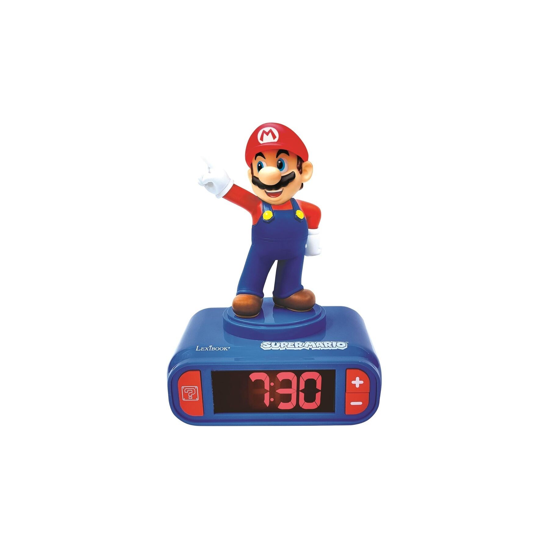 Despertador Digital Luz Nocturna Mario Super Mario Bros