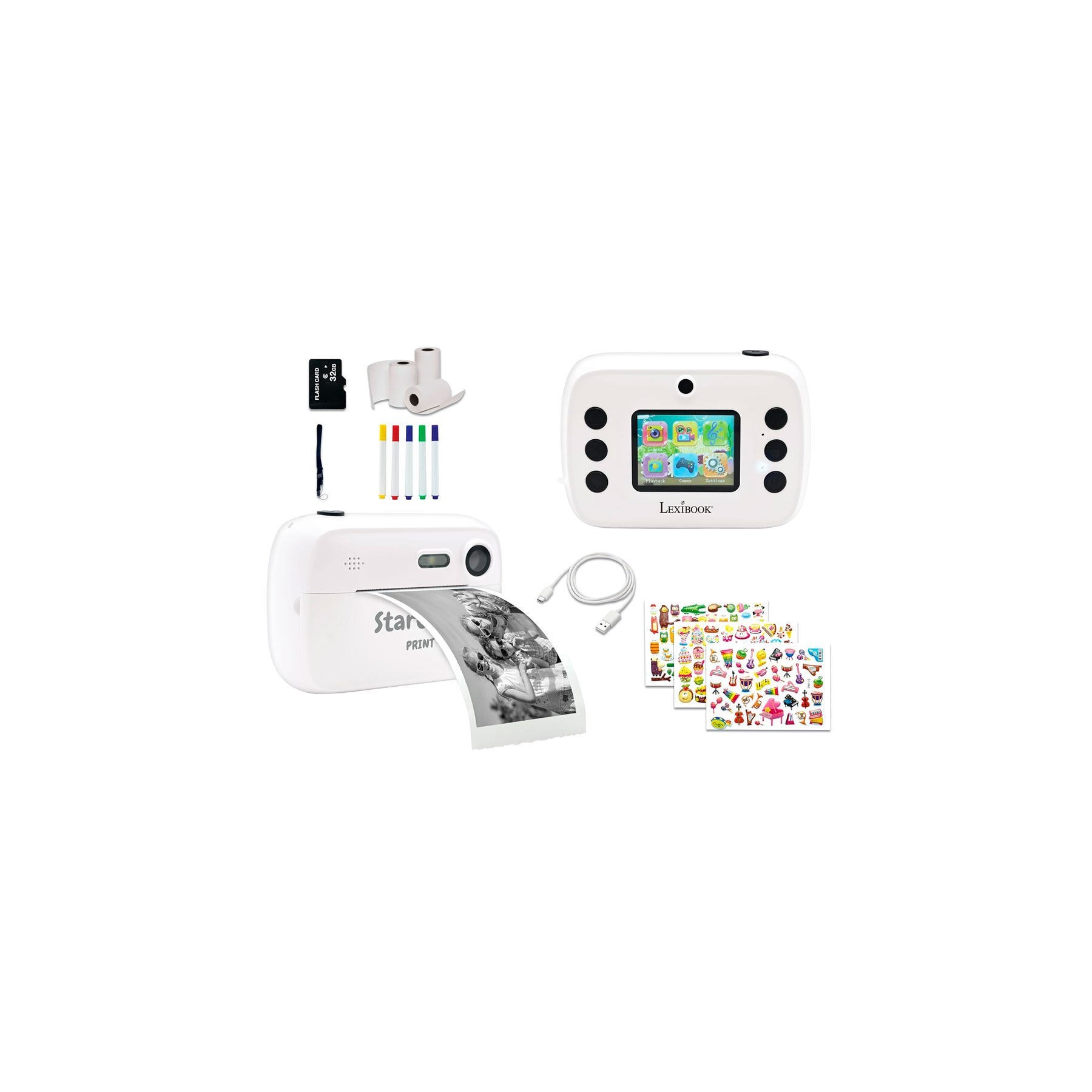 Camara Fotos Con Impresora Infantil