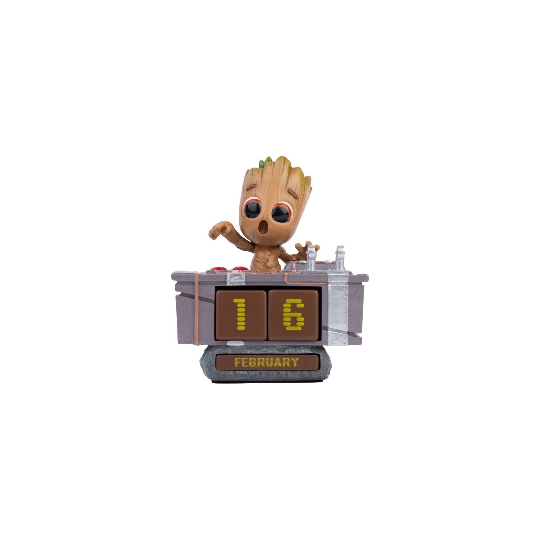Calendario Perpetuo 3D Groot Death Button Guardianes De La G