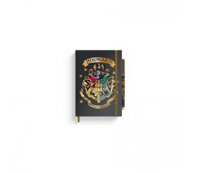 Cuaderno A5 Premium + Boligrafo Hogwarts Harry Potter