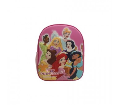 Mochila 3D Rose Princesas Disney 29Cm