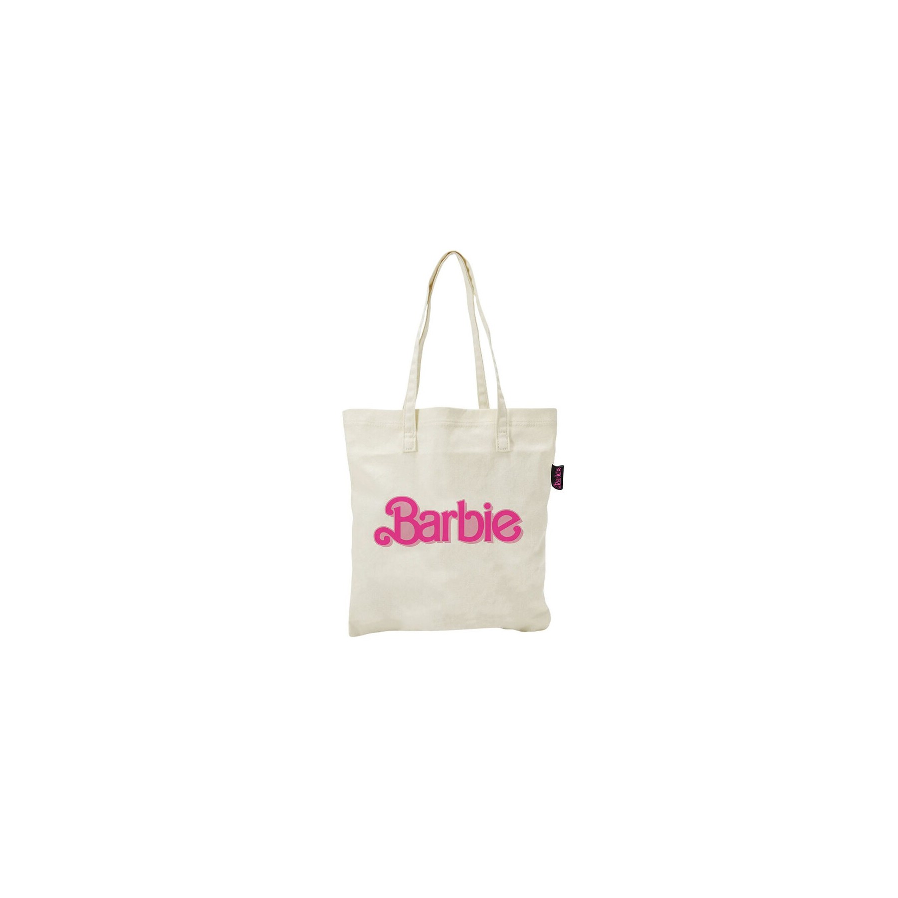 Bolsa Tote Logo Barbie Rosa 41 X 37 Cm