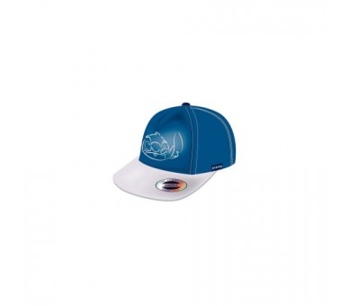 Gorra Bordada Silueta Stitch Azul Talla Única (56-58 Cm)
