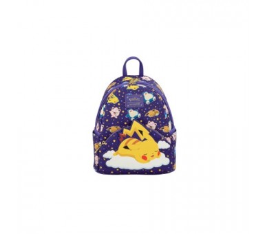 Mochila Sleeping Pikachu And Friends Pokemon Loungefly 26Cm