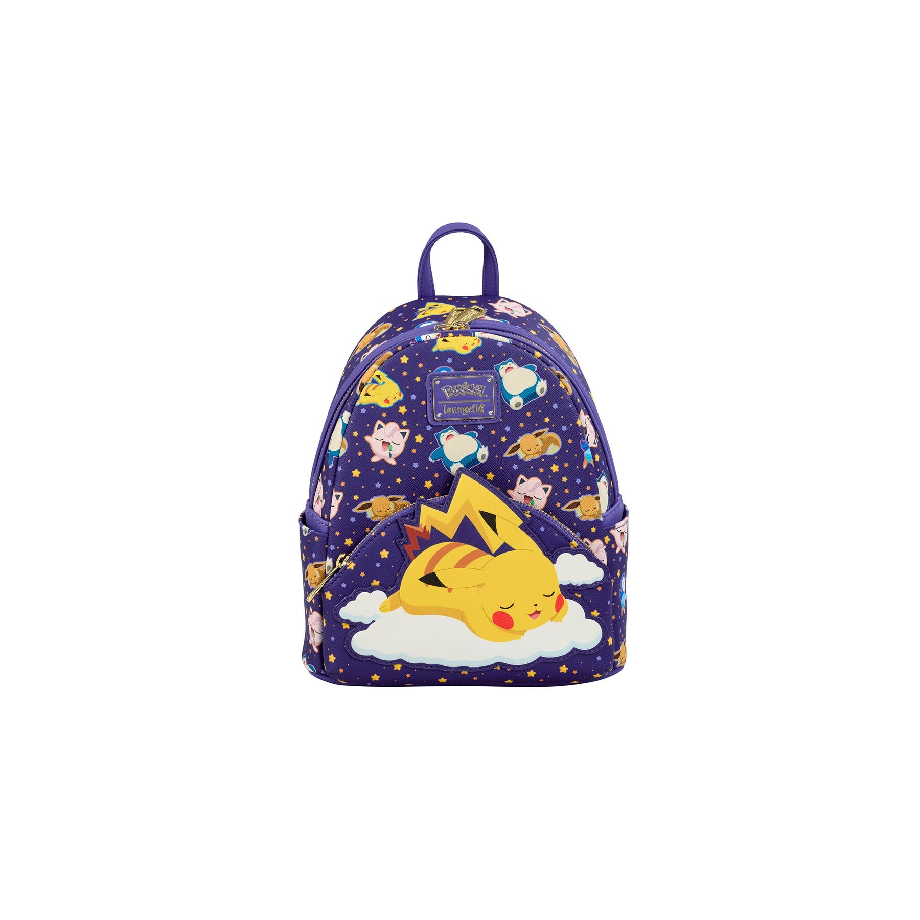 Mochila Sleeping Pikachu And Friends Pokemon Loungefly 26Cm