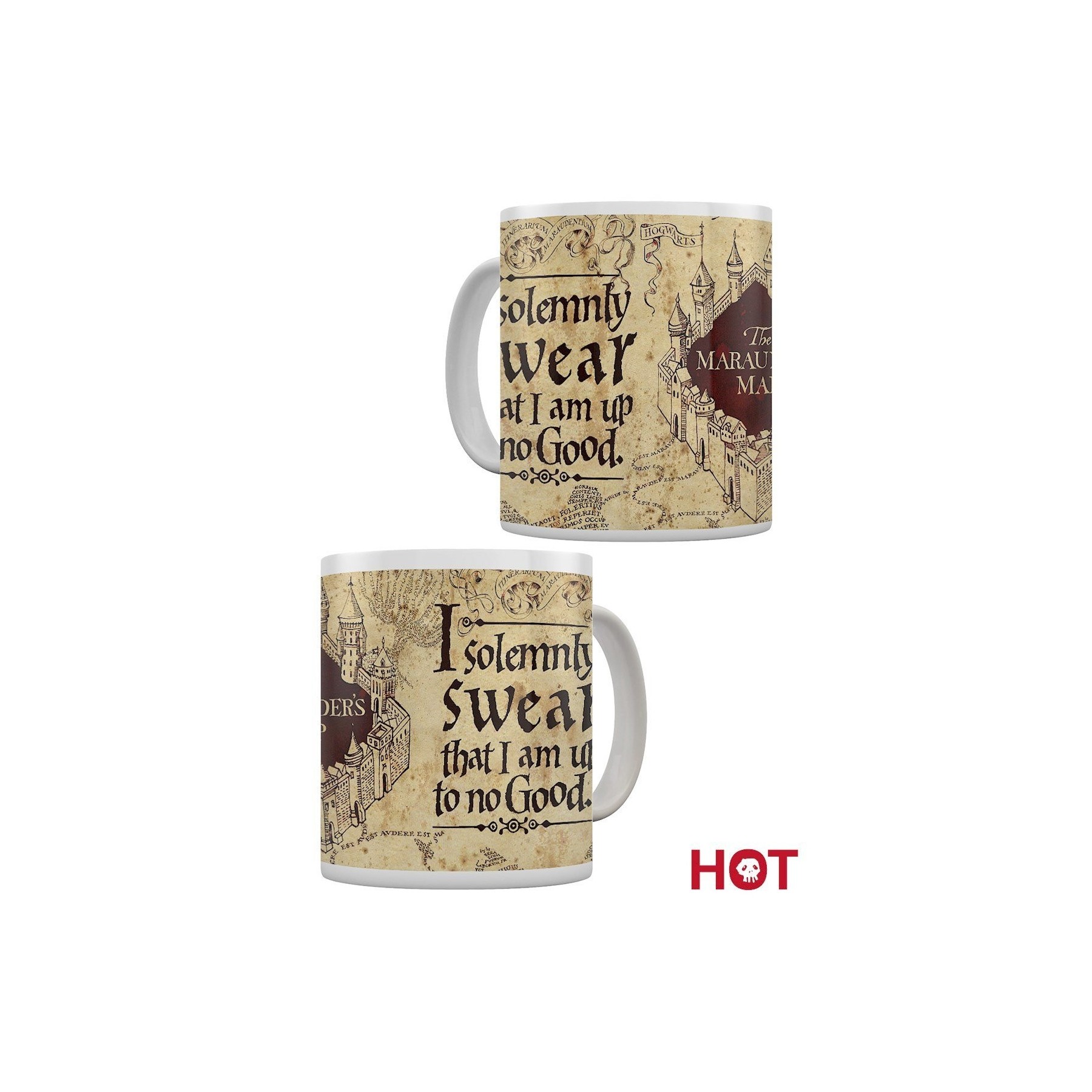 Taza Termica Mapa Merodeador Harry Potter Magica