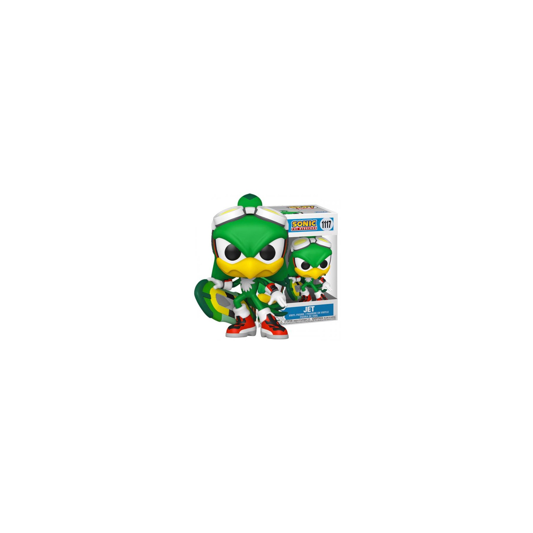 Funko POP! Sonic The Hedgehog: Jet the Hawk w/Board (1117)