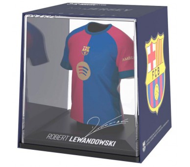 Figura Mini Camiseta Lewandowski FC Barcelona