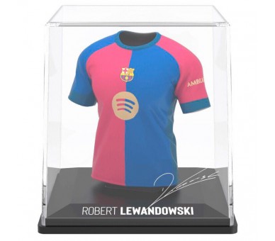 Figura Mini Camiseta Lewandowski FC Barcelona