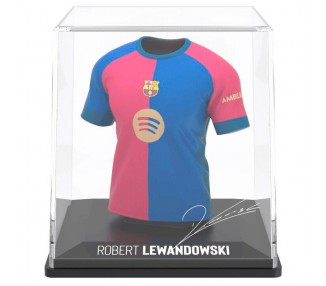 Figura Mini Camiseta Lewandowski FC Barcelona