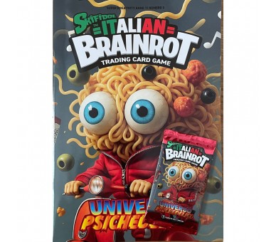 Album + Sobre de 7 cartas coleccionables Universo Psichedelico Skifidol Italian Brainrot Italiano