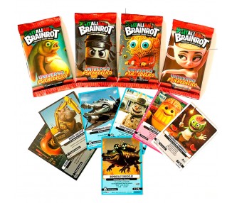 Sobre 7 Cartas coleccionables Universo Psichedelico Skifidol Italian Brainrot Italiano surtido