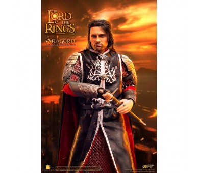 Figura Real Master Aragorn El Señor de los Anillos 23cm