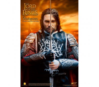 Figura Real Master Aragorn El Señor de los Anillos 23cm