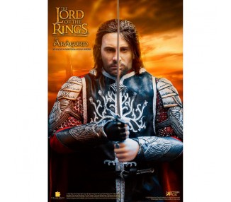Figura Real Master Aragorn El Señor de los Anillos 23cm