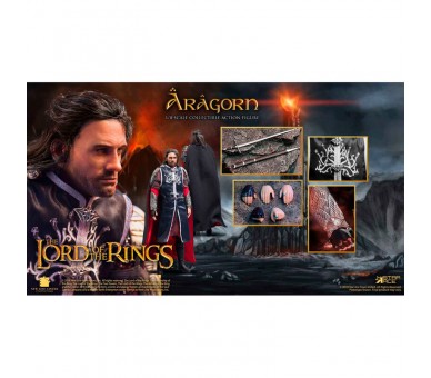 Figura Real Master Aragorn El Señor de los Anillos 23cm