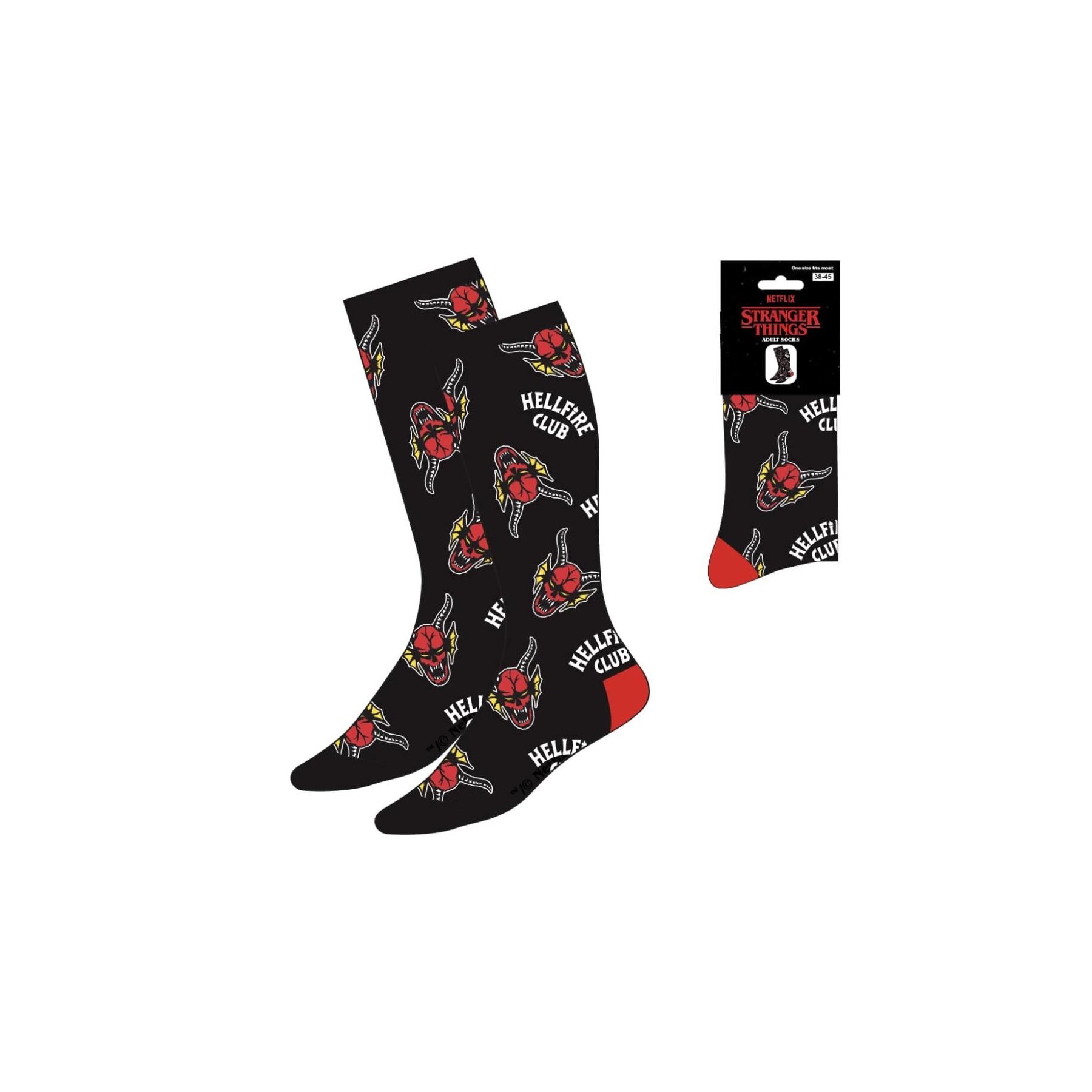 Calcetines Hellfire Club Stranger Things adulto