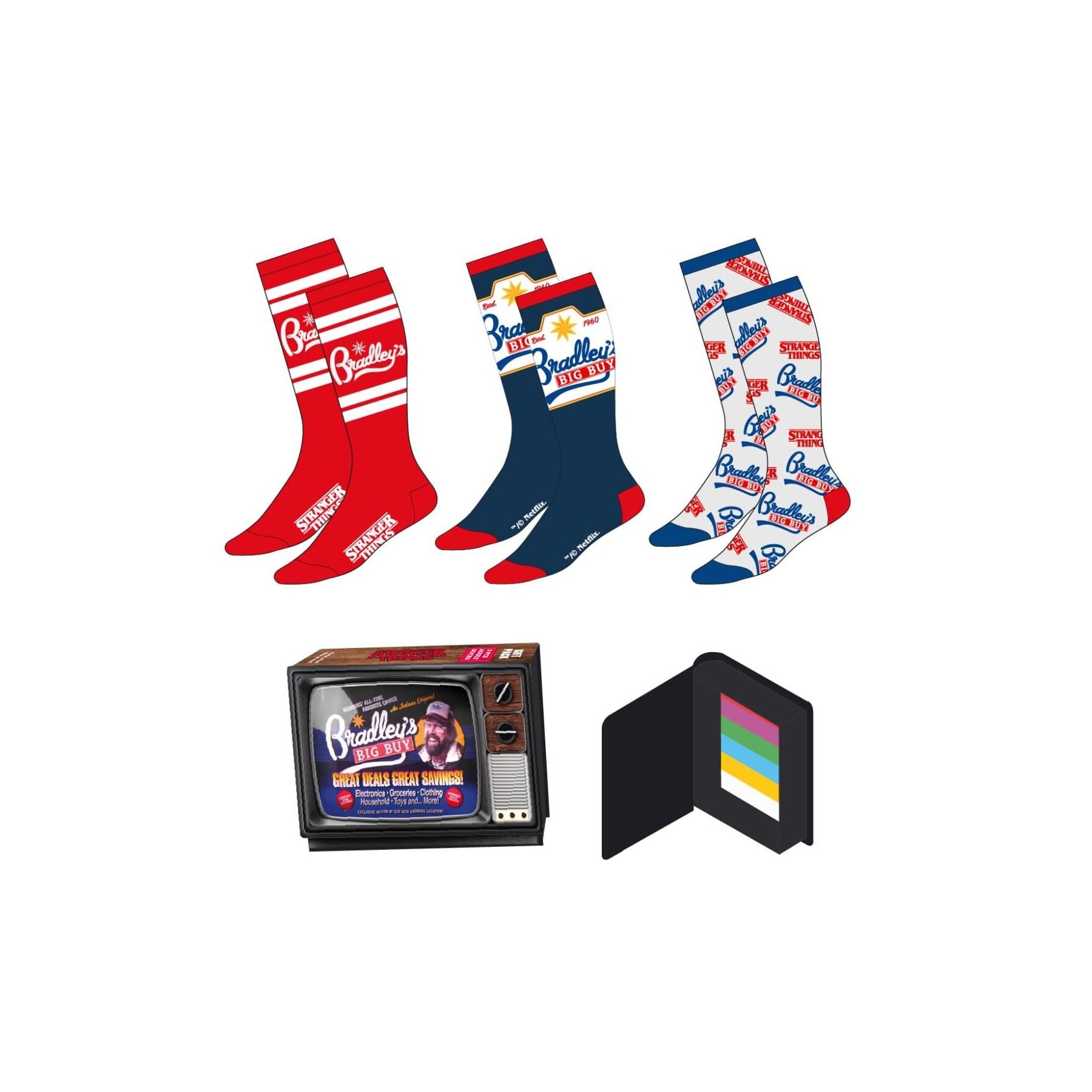 Set 3 Calcetines Stranger Things adulto