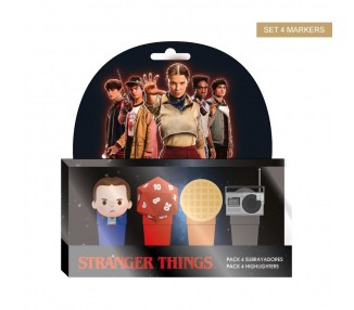 Set 4 Subrayadores Stranger Things