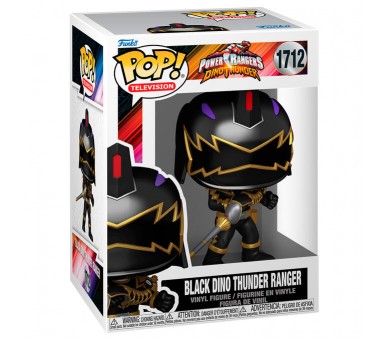 Figura POP Power Rangers  Dino Thunder - Black Dino Thunder Ranger