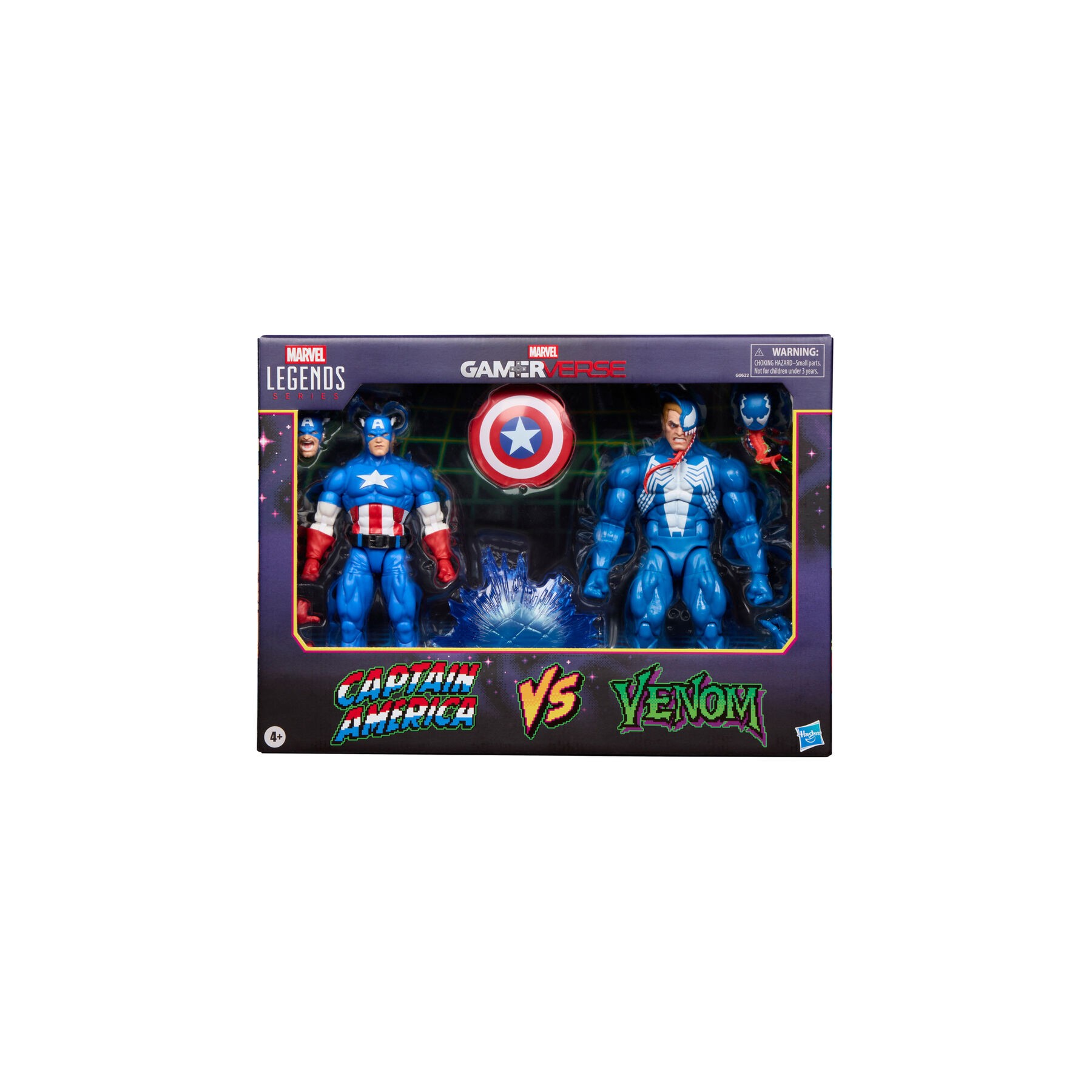 Blister 2 figuras Capitan America & Venom Gameverse Marvel Legends Series 15cm