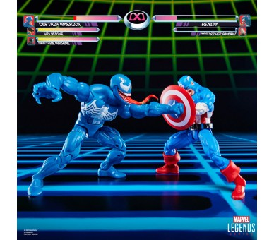 Blister 2 figuras Capitan America & Venom Gameverse Marvel Legends Series 15cm