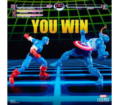 Blister 2 figuras Capitan America & Venom Gameverse Marvel Legends Series 15cm