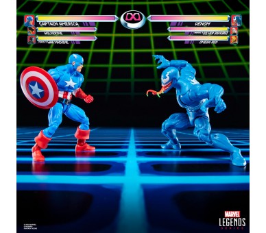 Blister 2 figuras Capitan America & Venom Gameverse Marvel Legends Series 15cm
