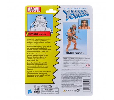 Figura Wolverine Weapon X X-Men Marvel Comics 15cm