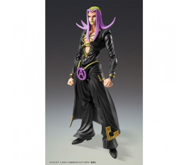 Figura Leone Abbachio Black Chozokado Jojos Bizarre Adventure Golden Wind 16cm
