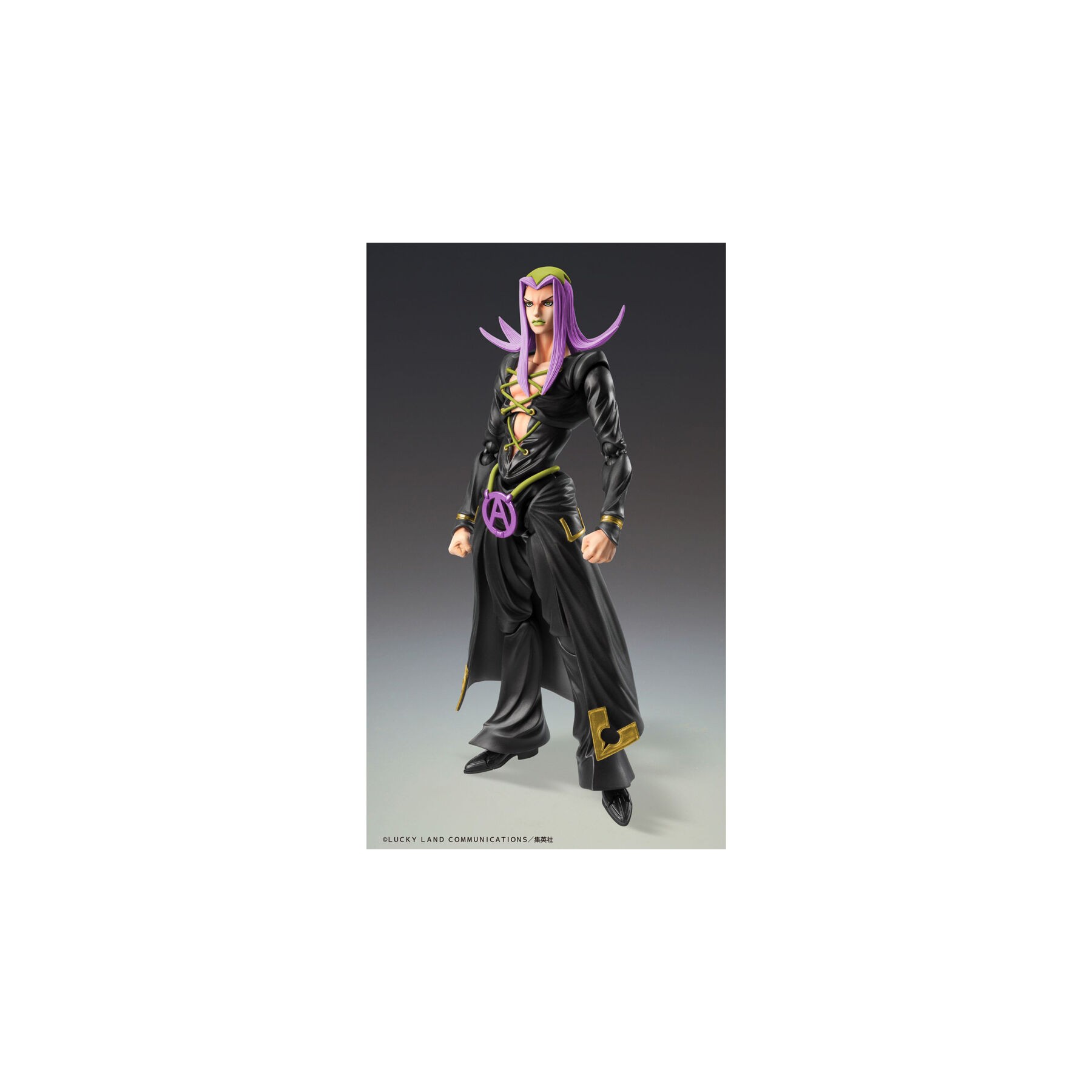 Figura Leone Abbachio Black Chozokado Jojos Bizarre Adventure Golden Wind 16cm