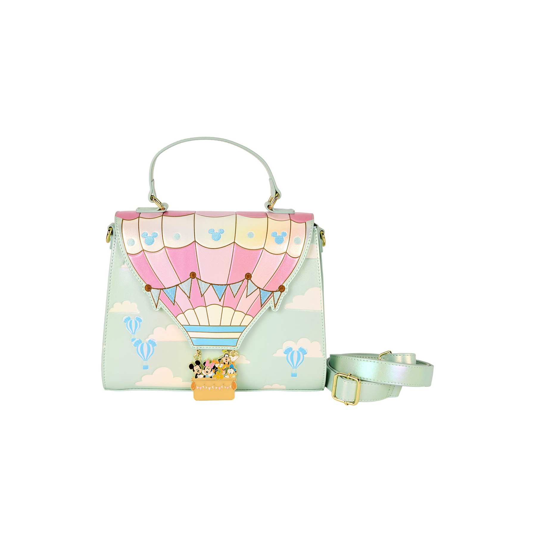 Bolso bandolera Hot Air Balloon Mickey & Friends Disney Loungefly