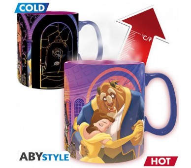 Disney Tazza 460ml Heat Change: Beauty & the Beast