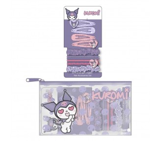 Set accesorios pelo Kuromi Hello Kitty