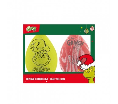 Blister 2 esponjas maquillaje El Grinch