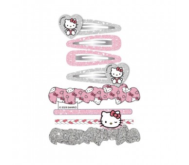 Blister accesorios pelo Hello Kitty