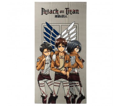 Toalla Attack on Titan microfibra