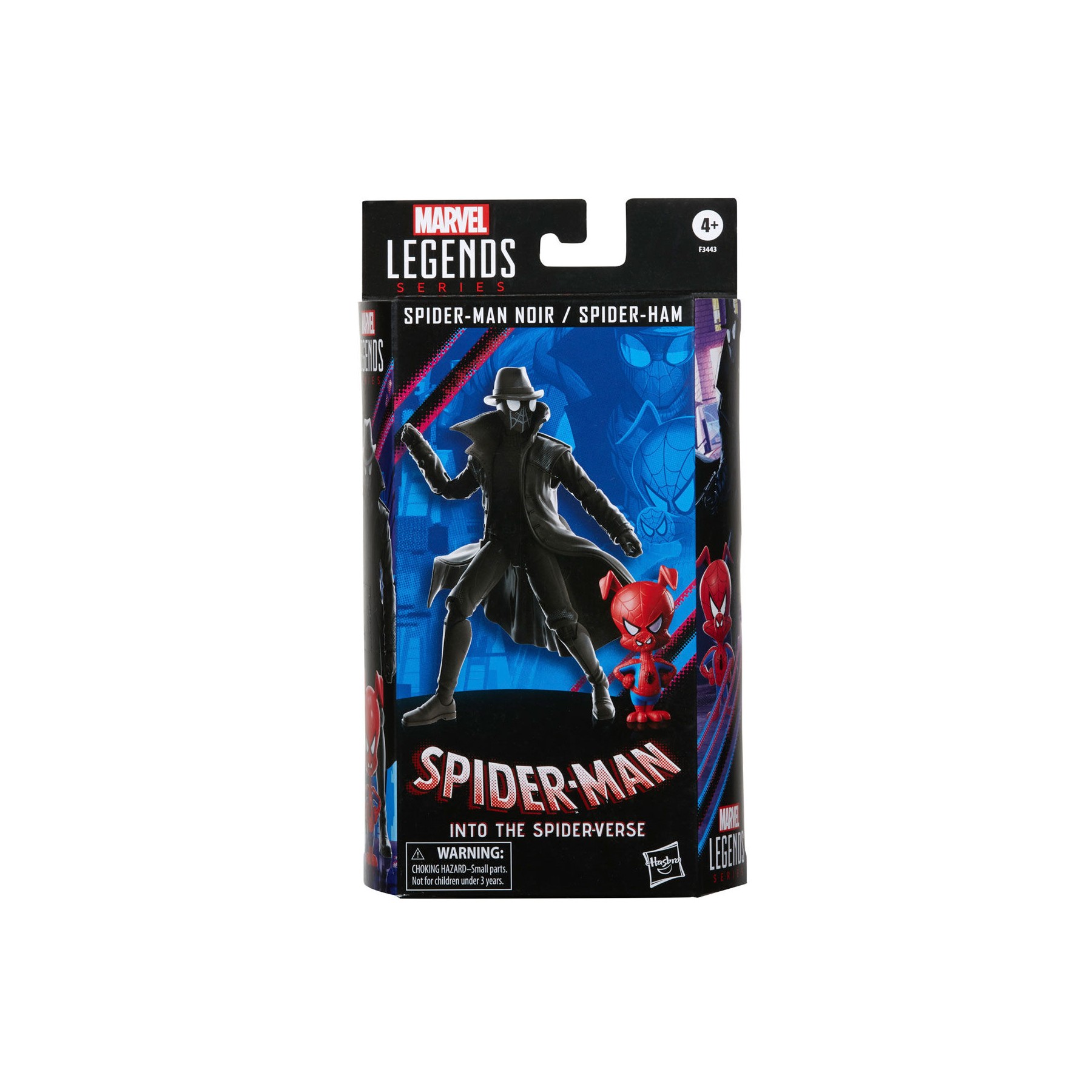Set 2 figuras Spiderman Noir y Spider Ham Spiderman Into the Spider-Verse Marvel Legends 15cm