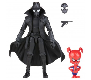 Set 2 figuras Spiderman Noir y Spider Ham Spiderman Into the Spider-Verse Marvel Legends 15cm