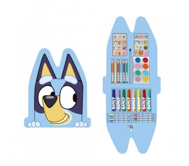 Set papeleria coloreable Bluey