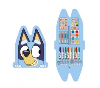 Set papeleria coloreable Bluey