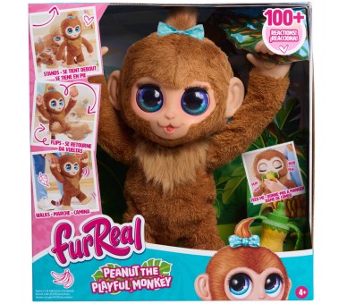 Peluche interactivo Mono Peanut jugueton FurReal