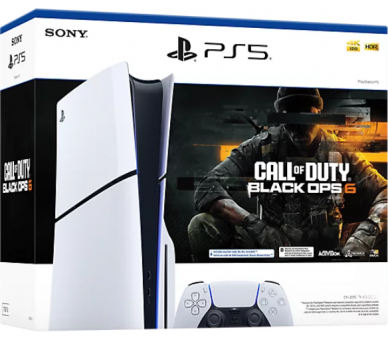 CONSOLA WHITE SLIM EDITION + DUALSENSE (1TB) + CALL OF DUTY BO6 (CIAB)