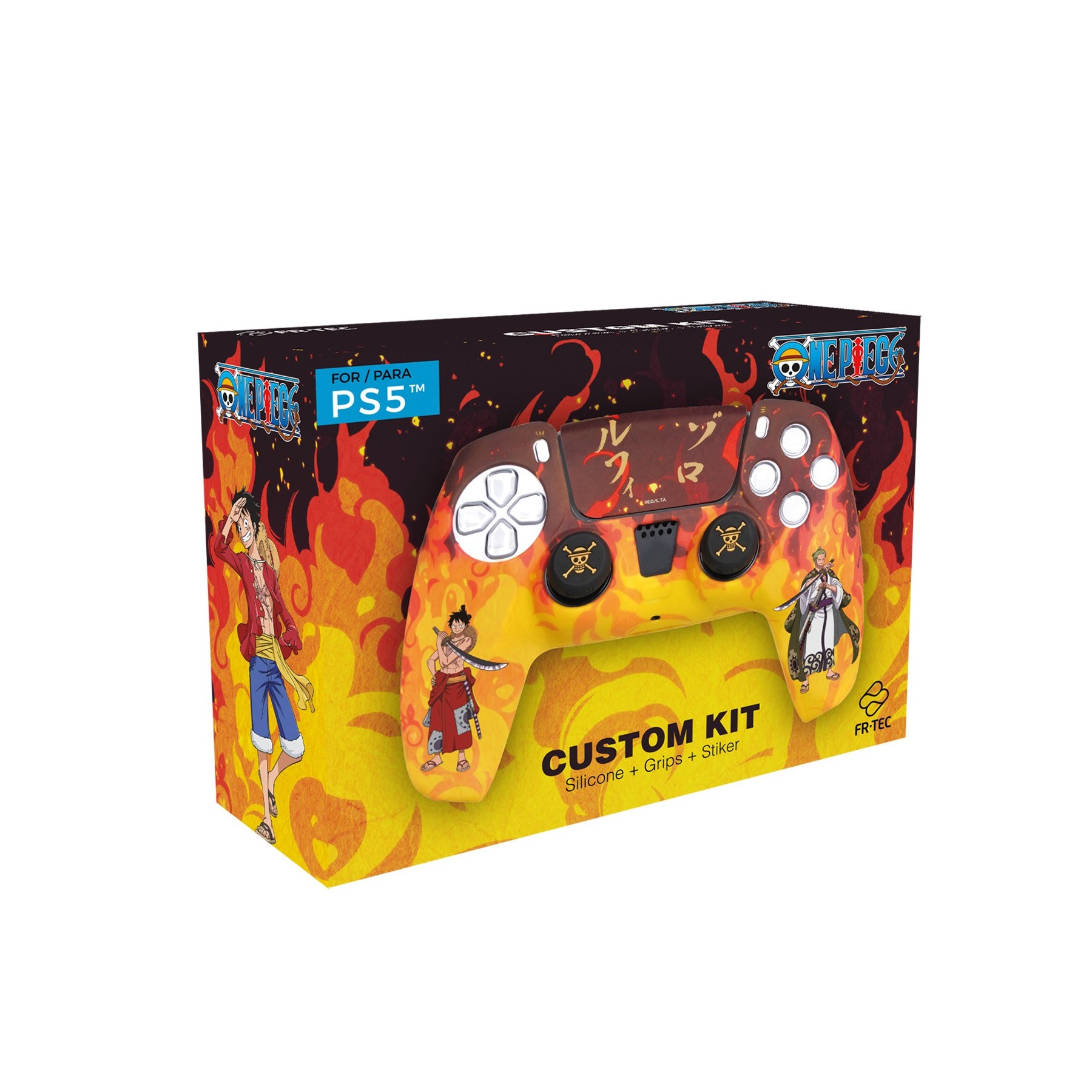 Custom Kit One Piece Fire Ps5