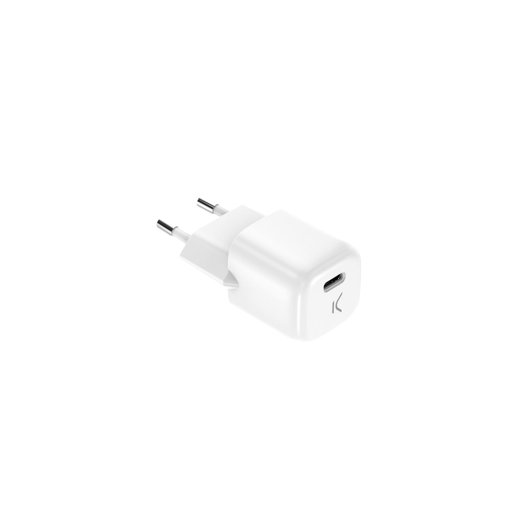 Ksix Cargador Mini Red Eléctrica Blanco / Usb-C 20W / Carga