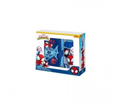 Cantimplora Aluminio + Sandwichera Spidey The Amazing Friend