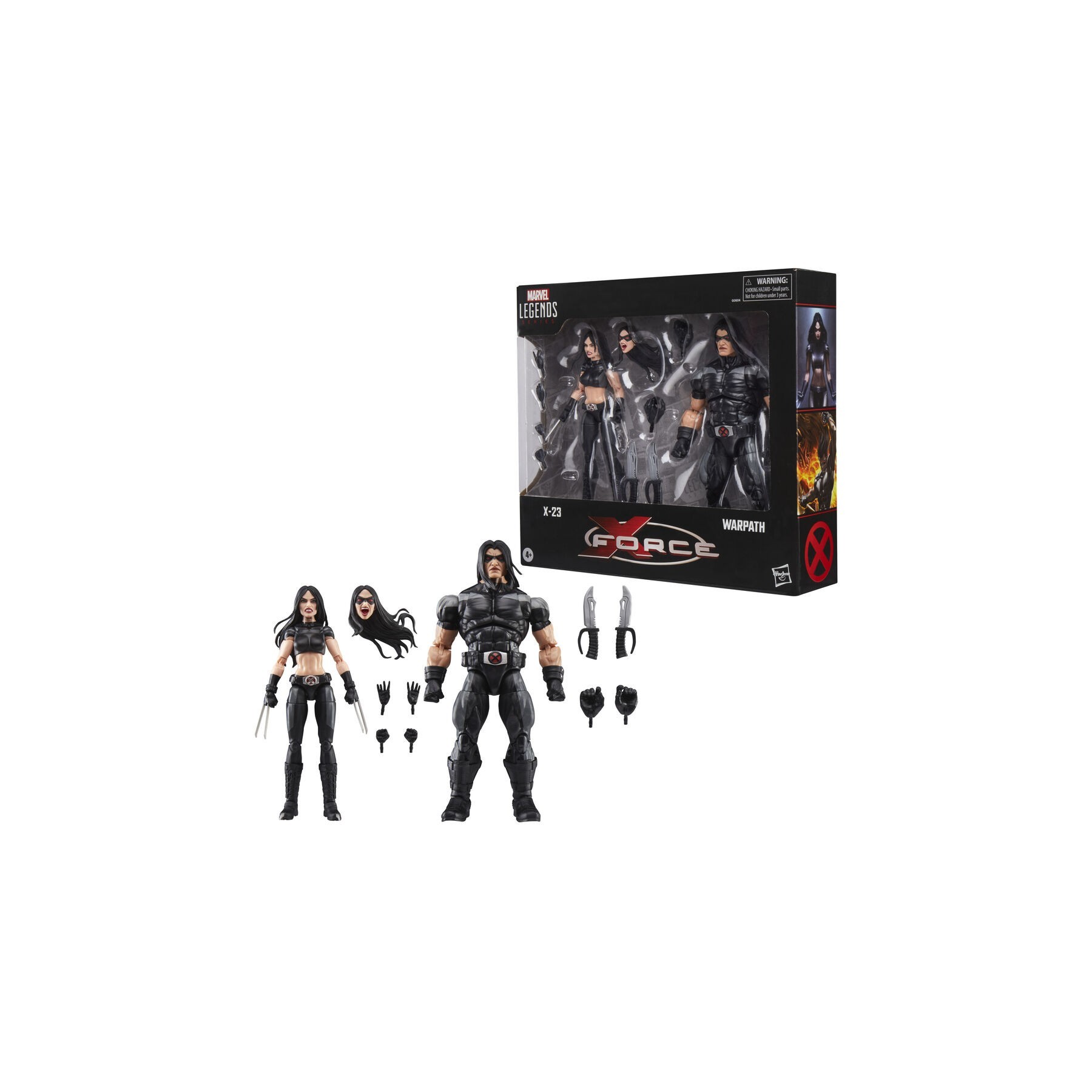 Blister 2 Figuras X-23 & Warpath X-Force Marvel Legends 15Cm