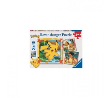 Puzzle Pokemon 3X49Pzs