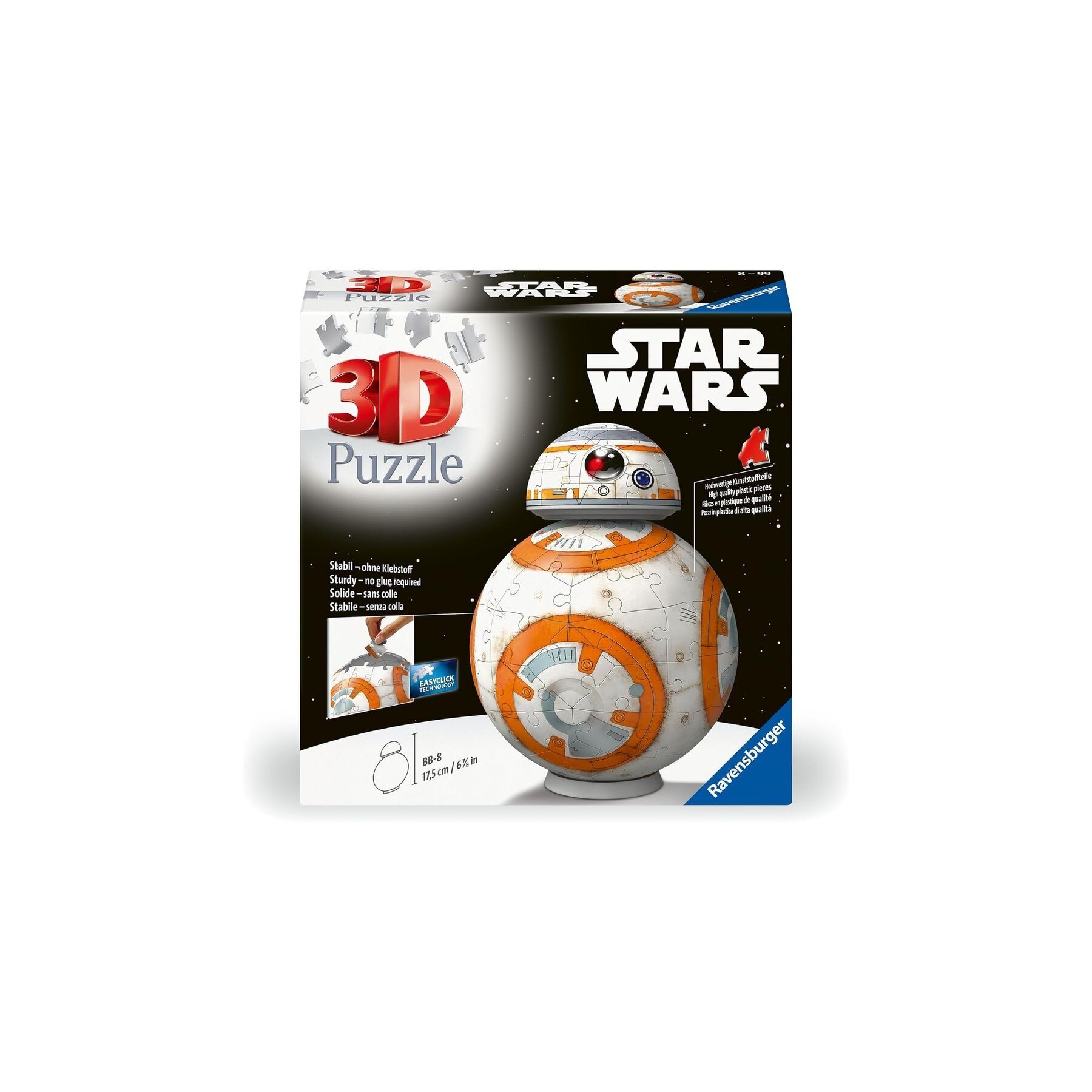 Puzzle 3D Bb8 Star Wars 104Pzs