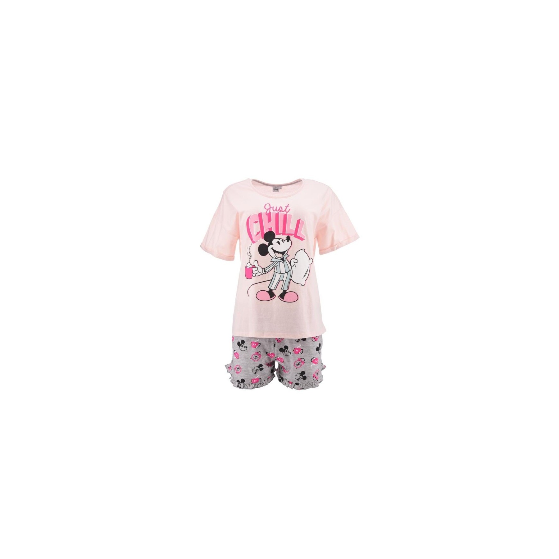 Pijama Mickey Rosa Talla Xl